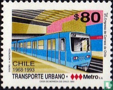 25 Jahre u-Bahn von Santiago