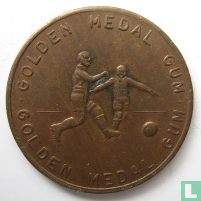 Golden Medal Gum - Voetbal 2 spelers (10 mm) - Image 1