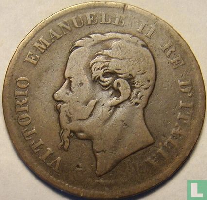 Italië 5 centesimi 1861 (B) - Afbeelding 2