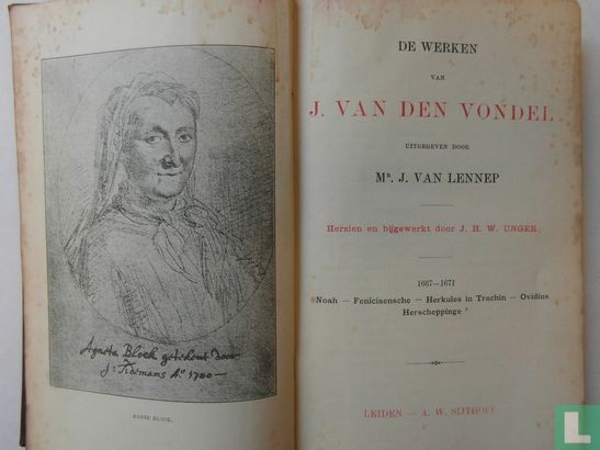 De werken van J. van den  Vondel - 1888 I - Image 3