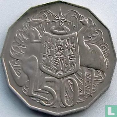 Australië 50 cents 1980 (zonder balkjes achter emoe) - Afbeelding 2