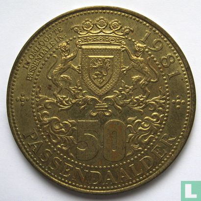 Passendaalder 50 francs 1981 "Passendale Kaasdorp" - Afbeelding 1