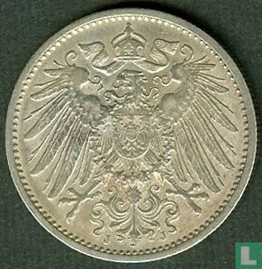Empire allemand 1 mark 1912 (J) - Image 2