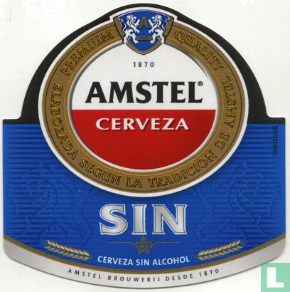 Amstel Cerveza Sin (28,5cl) - Image 1