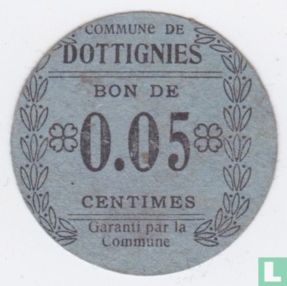 Dottignies 5 centimes - Image 1