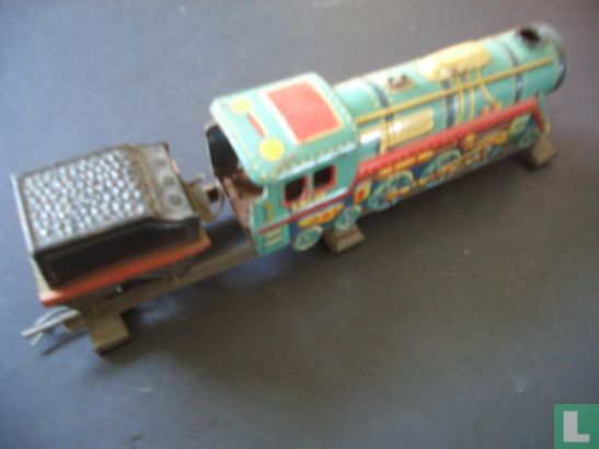 Locomotief met tender - Image 1