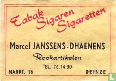 Tabak Marcel Janssens - Dhaenens