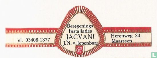Beregenings Installaties Jacvani J.N. v. Iepenburg EB - Tel. 03408.1377 - Herenweg 24 Maarssen - Afbeelding 1