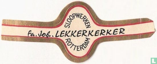 Sloopwerken fa. Job. Lekkerkerker Rotterdam - Image 1