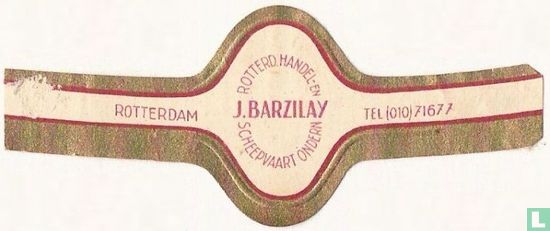 J. Barzilay Rotterdam Handel en Scheepvaart Ondern. - Rotterdam - Tel (010) 71677  - Afbeelding 1