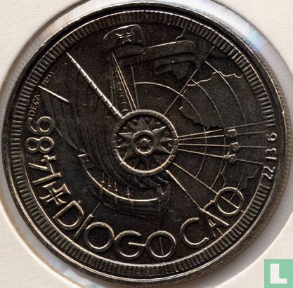 Portugal 100 escudos 1987 (koper-nikkel) "Diogo Cão crossed Cape Cross in 1486" - Afbeelding 2