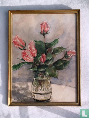 Still life with roses - Image 1