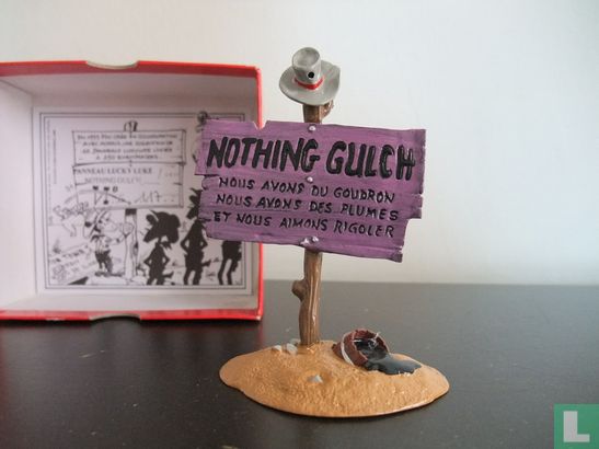 Panneau Lucky Luke, Nothing Gulch (nr 6510) - Afbeelding 1