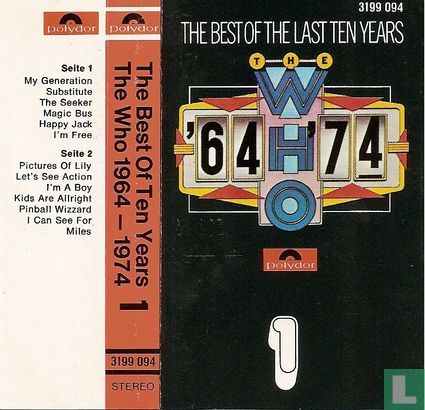 The best of the last ten years, 1964-1974, vol.1 - Afbeelding 1