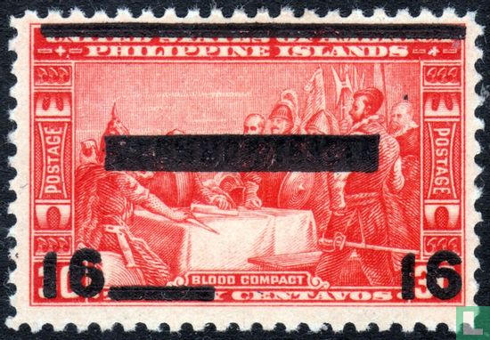 Philippinische Geschichte, mit Aufdruck