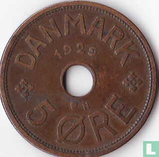 Denmark 5 øre 1929 - Image 1