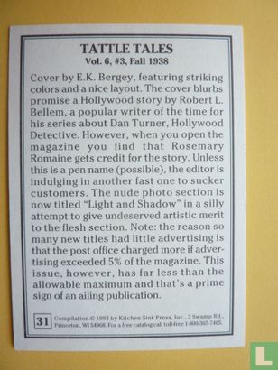 Tattle Tales Vol 6, #3, Fall 1938 - Afbeelding 2