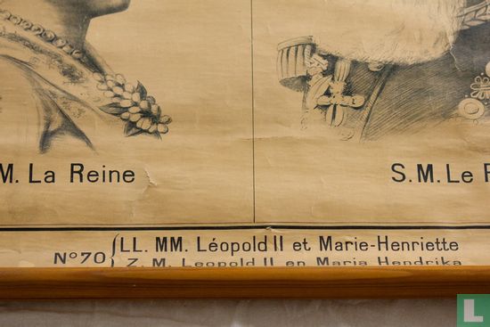 Leopold II en Marie Henriëtte Op Doek België - Afbeelding 3