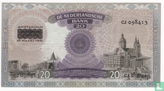 20 Gulden (Druckentlastung) - Bild 2