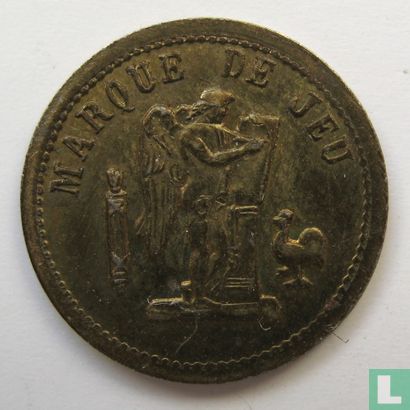 Frankrijk 10 francs marque de jeu - Afbeelding 2