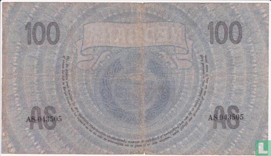 100 Gulden 1921 - Afbeelding 2