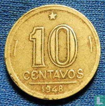 Brazil 10 centavos 1948 - Image 1