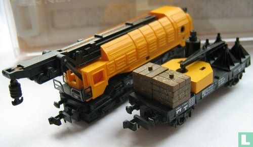 Kraanwagen met hulpwagen RENFE - Afbeelding 1