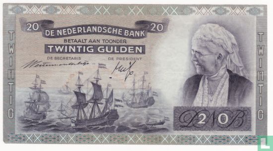 20 Gulden (Druckentlastung) - Bild 1