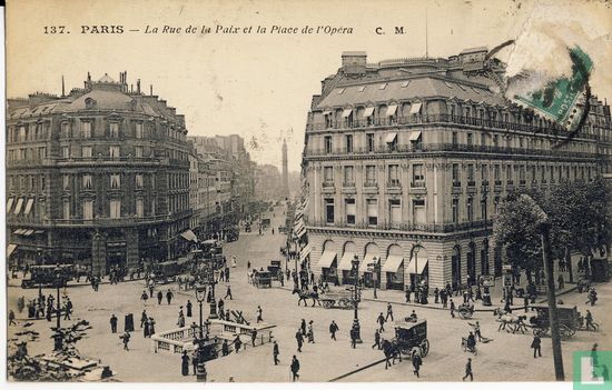 La rue de la Paix et la Place de l'Opéra