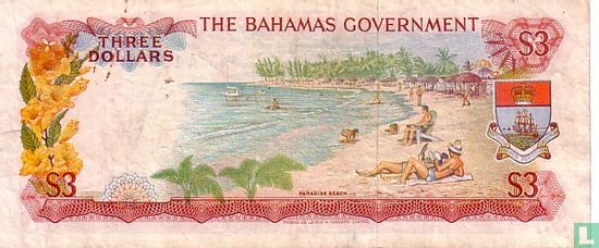 Bahamas 3 Dollars 1965 - Afbeelding 2