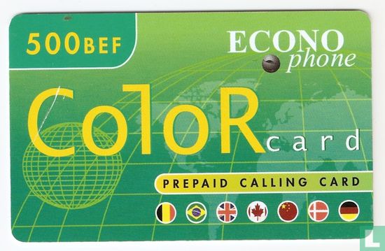 Econo phone Color Card