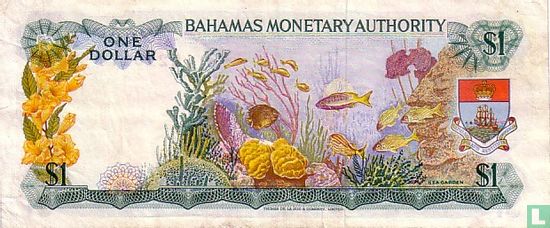 Bahamas 1 dollar - Image 2