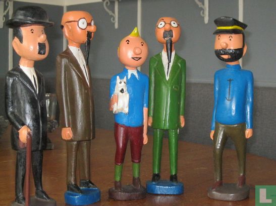 Wooden Tintin characters - Image 2