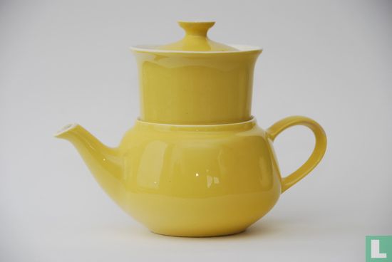 Koffiefilterpot Utrecht donker geel (1,20 liter) - Afbeelding 1