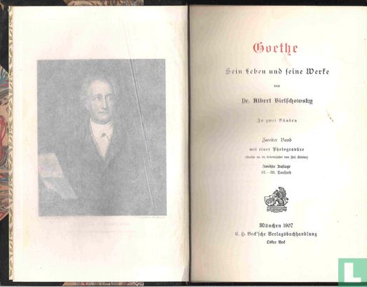 Goethe. Sein Leben und seine Werke II - Afbeelding 3