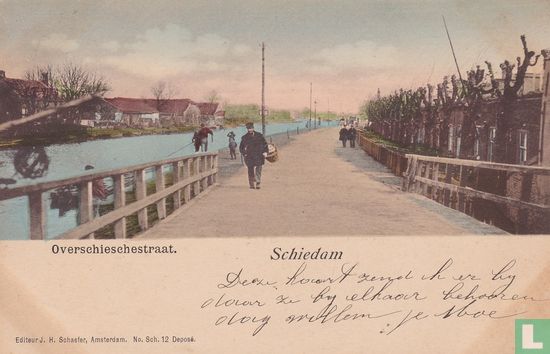 Schiedam, Overschieschestraat 1902 - Afbeelding 1