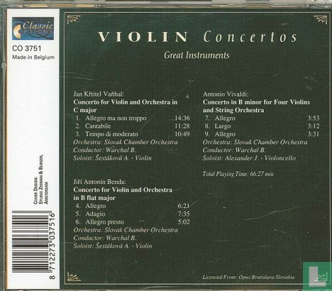 Violin Concertos - Afbeelding 2