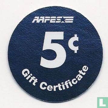 AAFES 5c 2006B Military Picture Pog Gift Certificate 9L51 - Afbeelding 2