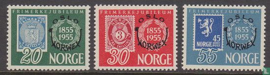 Briefmarkenjubiläum, mit Aufdruck