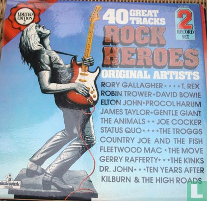 40 Great Tracks Rock Heroes - Afbeelding 2
