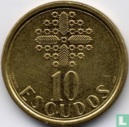 Portugal 10 escudos 1989 - Afbeelding 2