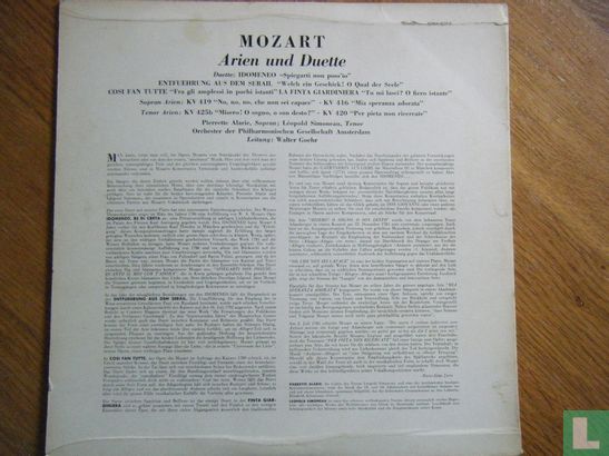 Mozart Arien und Duette - Afbeelding 2