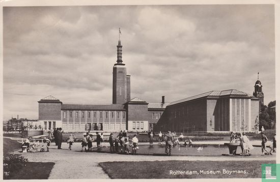 Museum Boymans, achterzijde - Afbeelding 1