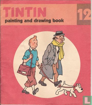 TinTin painting and drawing book 12 - Afbeelding 1