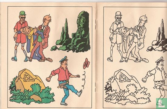 TinTin painting and drawing book 12 - Afbeelding 3