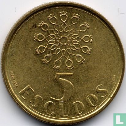 Portugal 5 escudos 1988 - Afbeelding 2