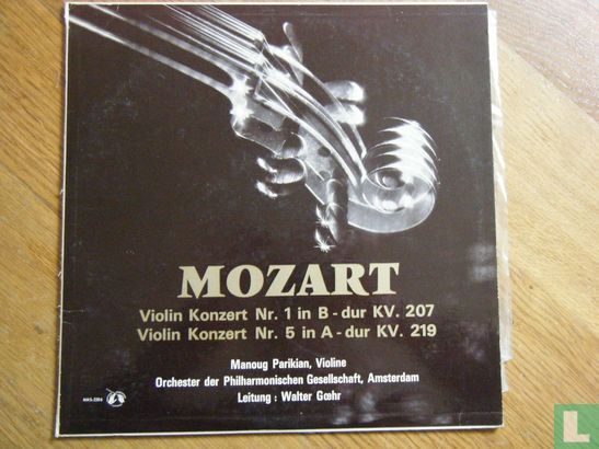 Mozart Violin Konzert nr 1 + nr. 5 (KV207 KV219) - Afbeelding 1