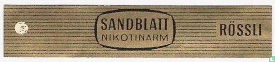 Sandblatt Nikotinarm - Rössli  - Afbeelding 1