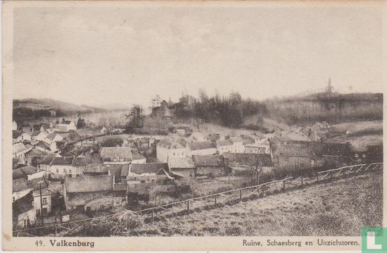 Valkenburg. Ruïne, Schaesberg en Uitzichttoren - Afbeelding 1
