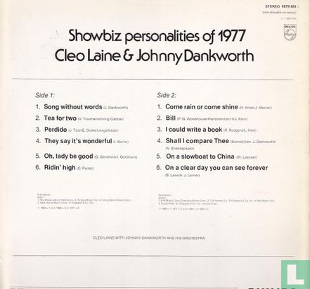 Showbiz Personalities of 1977  - Image 2